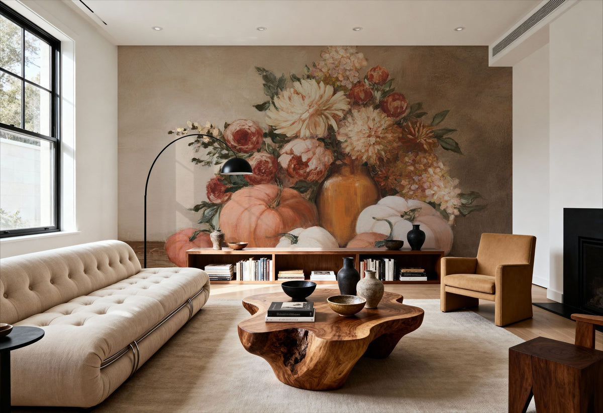 Autumn Bounty Mural Wallpaper - room preview 06