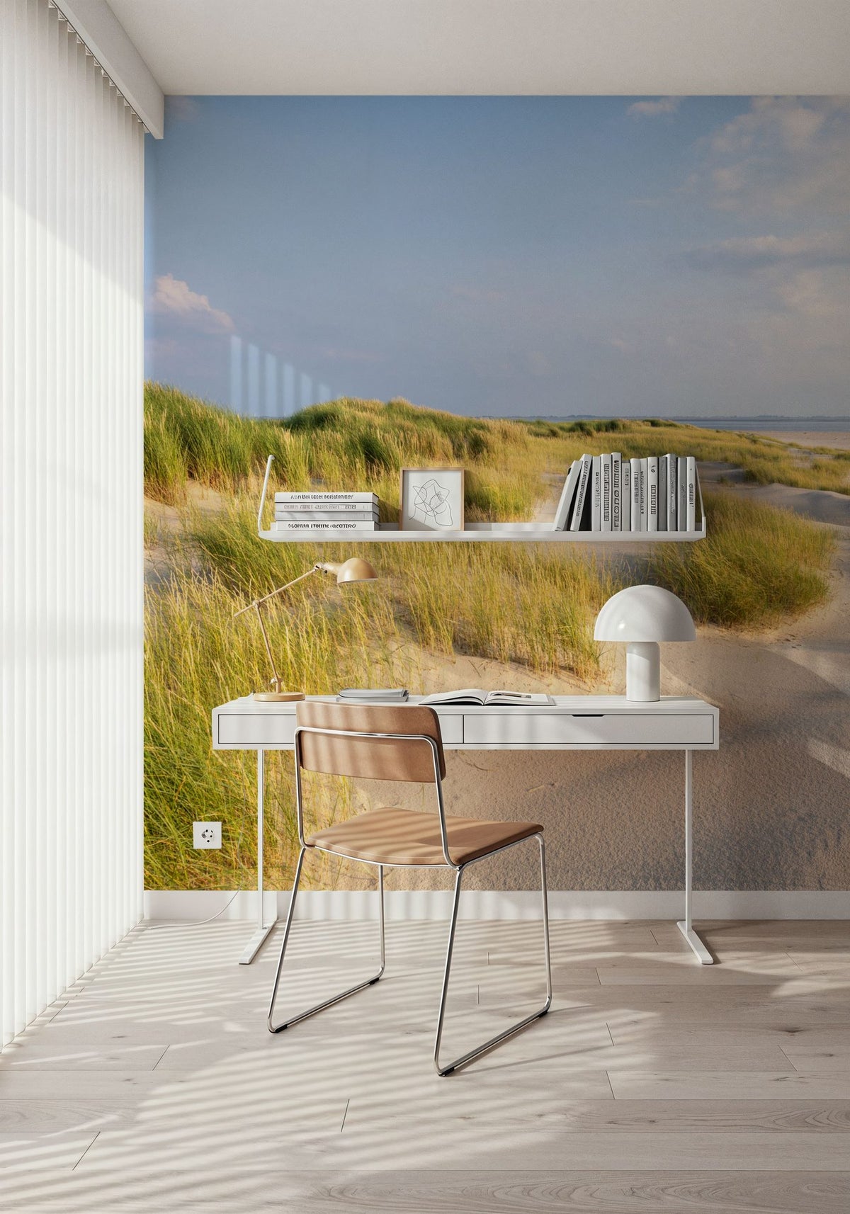 Beach Grass Dunes Mural Wallpaper - room preview 06