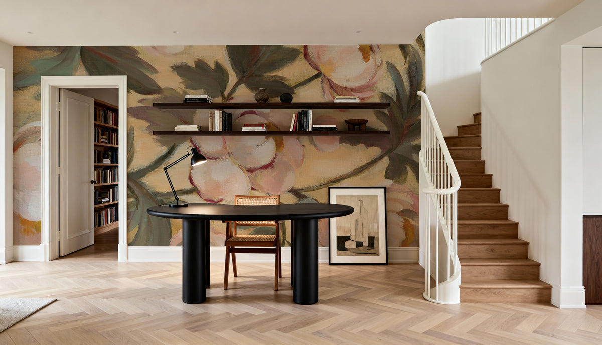 Garden Peonies II Mural Wallpaper - room preview 06