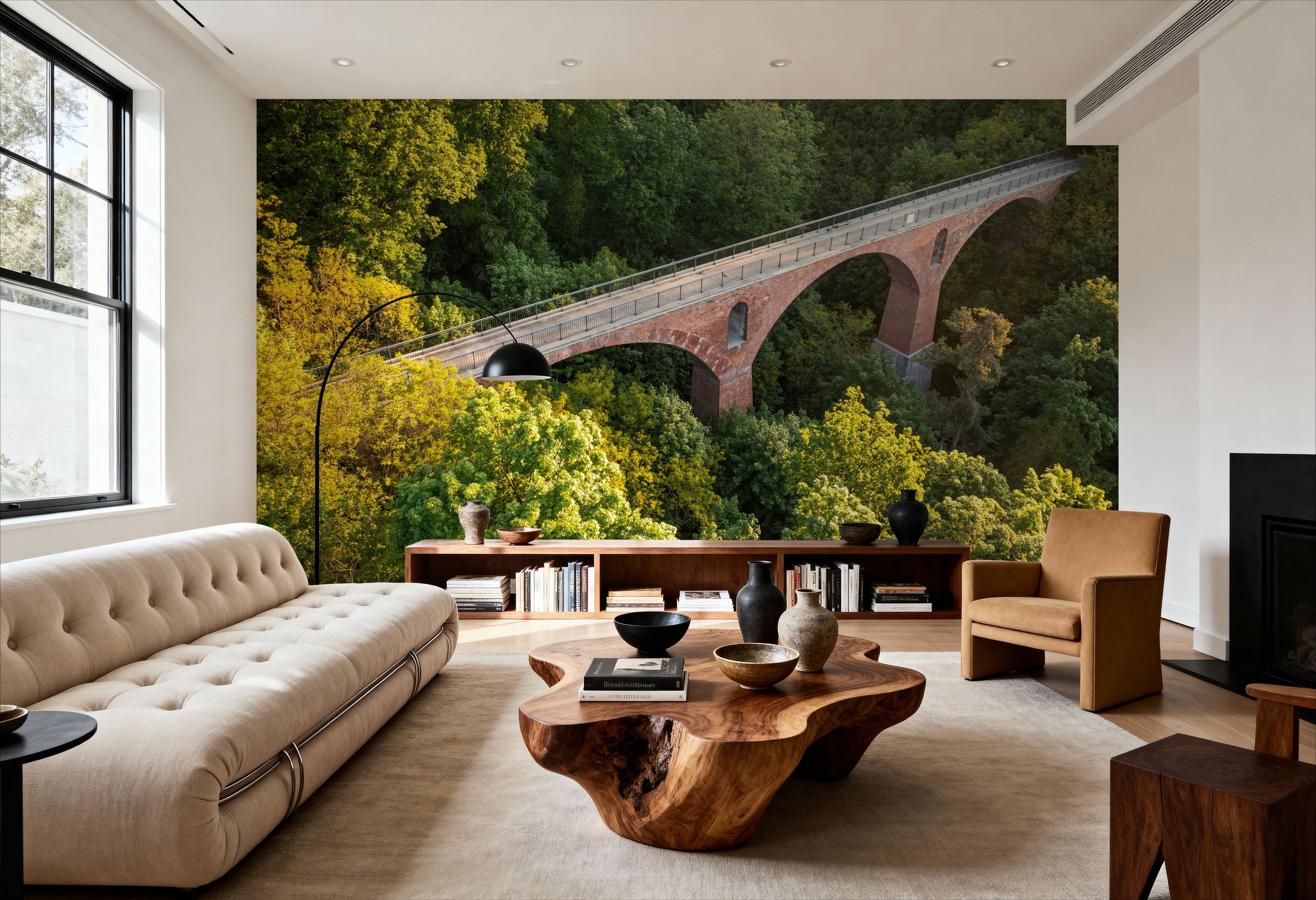 Bridge to Home Mural Wallpaper