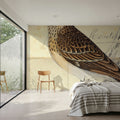 Wood Lark Mural Wallpaper - room preview 06