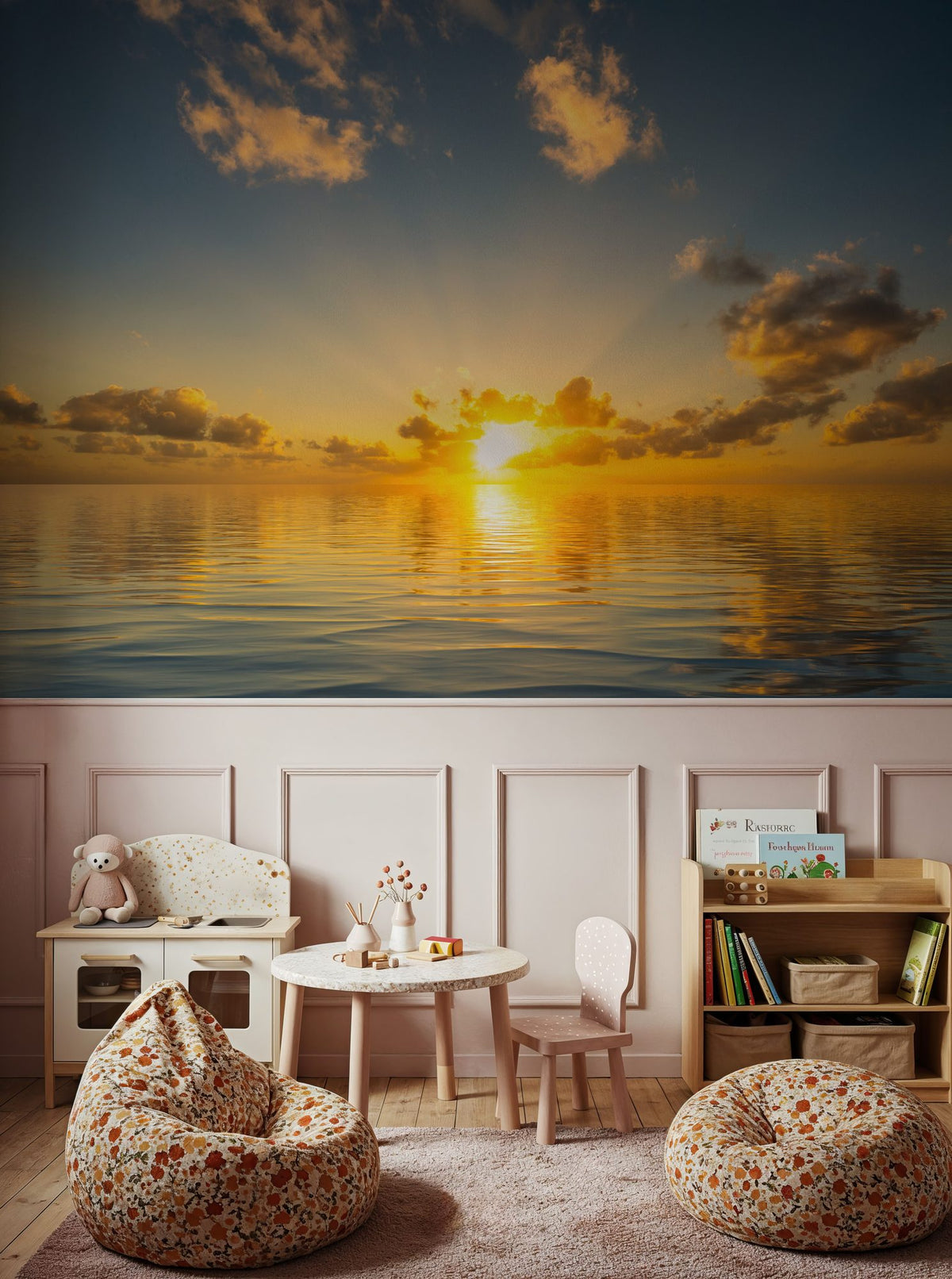 The Sunset Mural Wallpaper - room preview 06