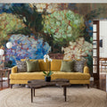 Summer Hydrangea Mural Wallpaper - room preview 06