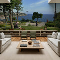 Mediterranean Coastal Viewpoint Mural Wallpaper - room preview 06