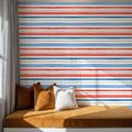 Seafood Shanty White VII Mural Wallpaper - room preview 06