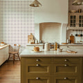 Zelij Sun Flower Mural Wallpaper - room preview 06