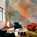 Pastel Floral Mural Wallpaper - room preview 06