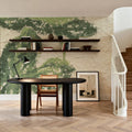 Textile Leaves I Mural Wallpaper - room preview 06