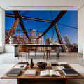 Northern Avenue Bridge Mural Wallpaper - room preview 06