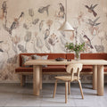 Tulips & Birds, Sand Mural Wallpaper - room preview 06