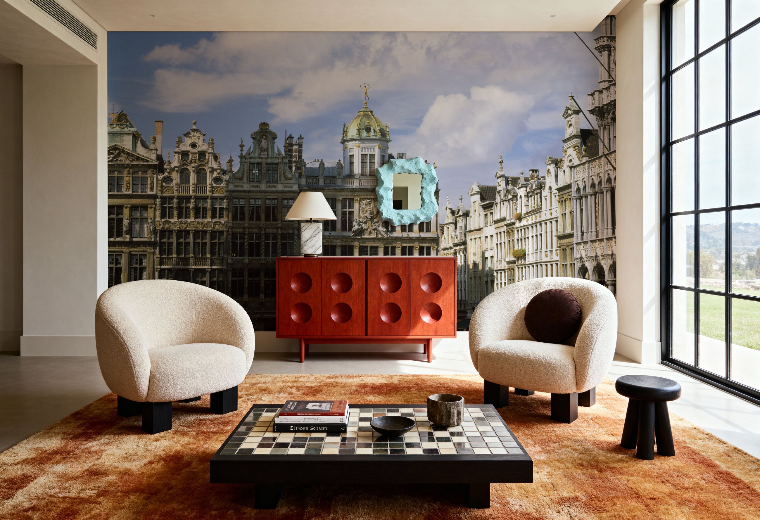 Grand Plaza Heritage Mural Wallpaper