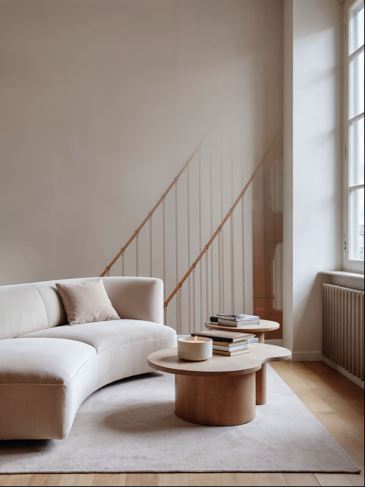 Golden Gate Fog Mural Wallpaper - room preview 06