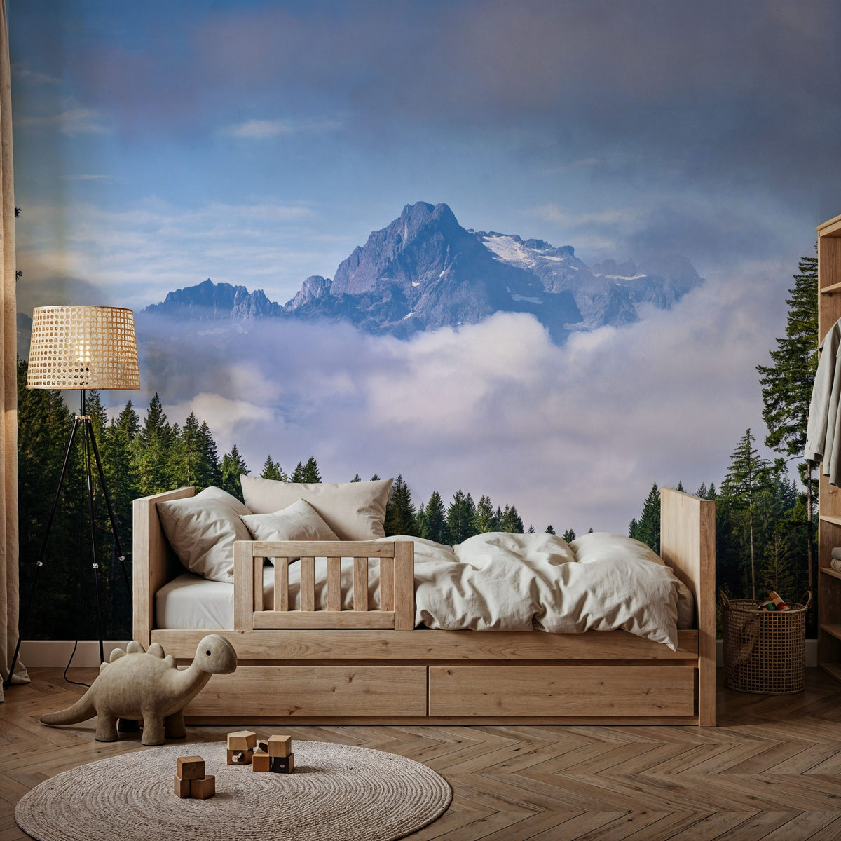 Whitehorse Mountain Mural Wallpaper - room preview 06