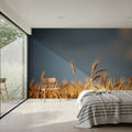 Golden Crop Field Mural Wallpaper - room preview 06