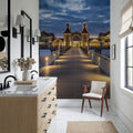 Sellin Pier At Night Mural Wallpaper - room preview 06