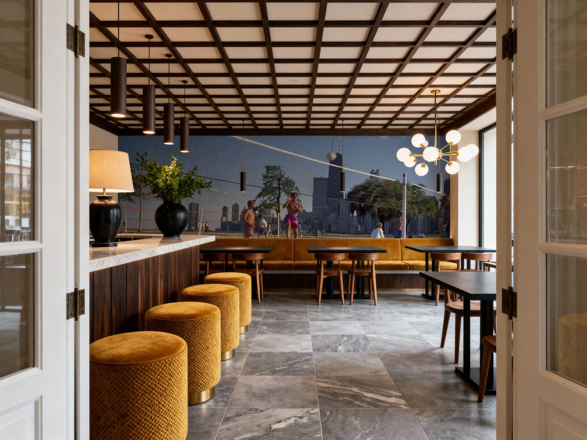 Urban Beach Rally Mural Wallpaper - room preview 06