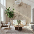 Caesar on Aged Paper Mural Wallpaper - room preview 06