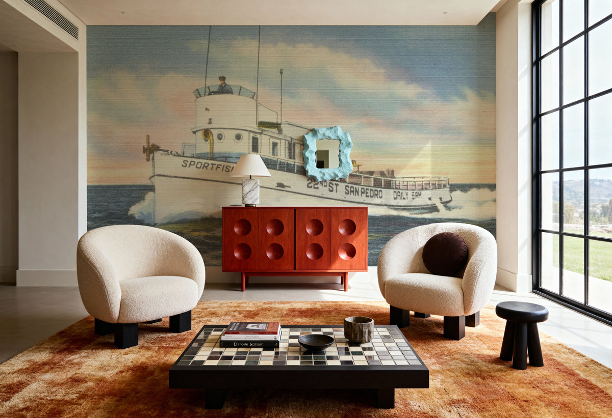 Greetings From Sportfisher Mural Wallpaper - room preview 06