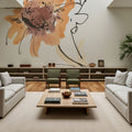 Apricot Sunflower I Mural Wallpaper - room preview 06
