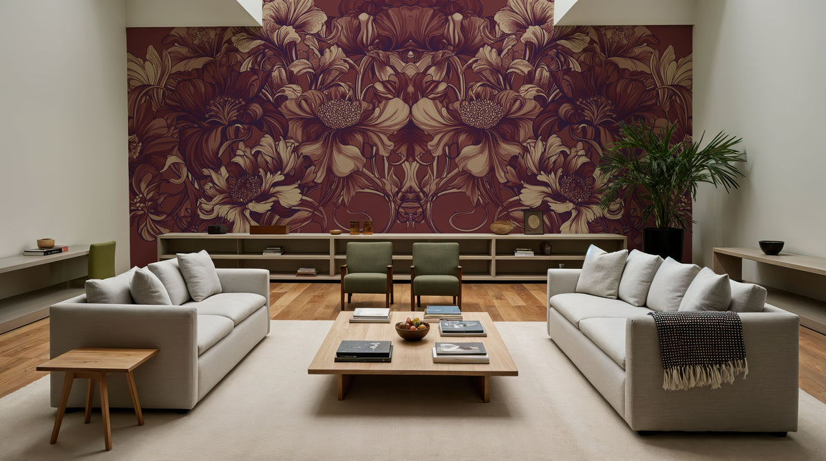 Scandi Flower VI Mural Wallpaper - room preview 06