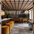 Place De La Concorde At Sunset BW Mural Wallpaper - room preview 06