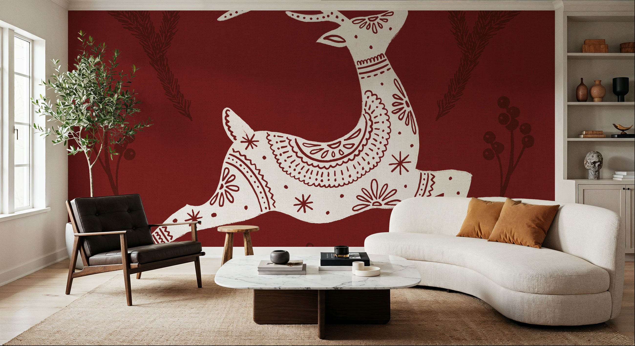 Holiday Form III Mural Wallpaper