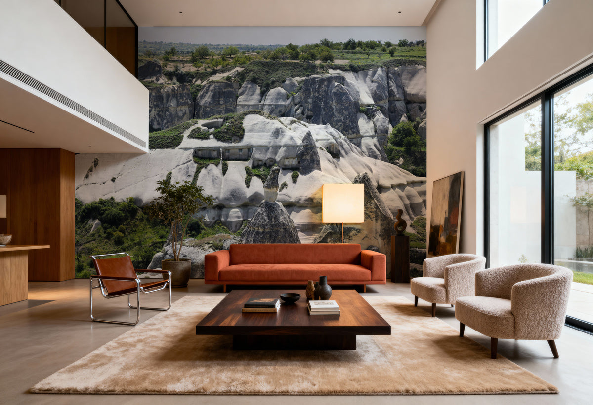 Stone Spire Sanctuary Mural Wallpaper - room preview 06