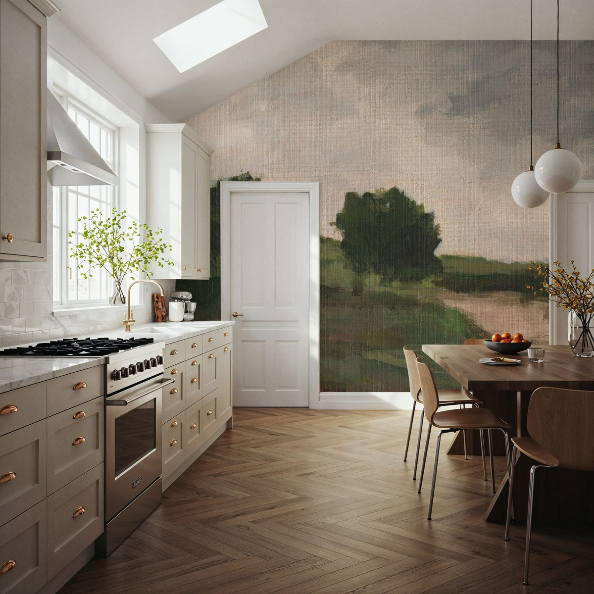 Moody Sky Mural Wallpaper - room preview 06