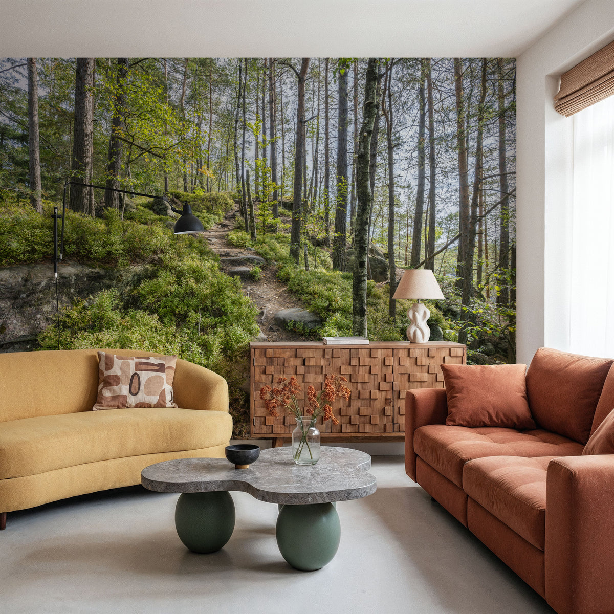 Saxon Trails Mural Wallpaper - room preview 06