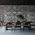 Art Deco Floral Wall Mural Wallpaper - room preview 06