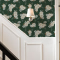 Winter Roses Mural Wallpaper - room preview 06