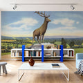 Deerfield Mural Wallpaper - room preview 06