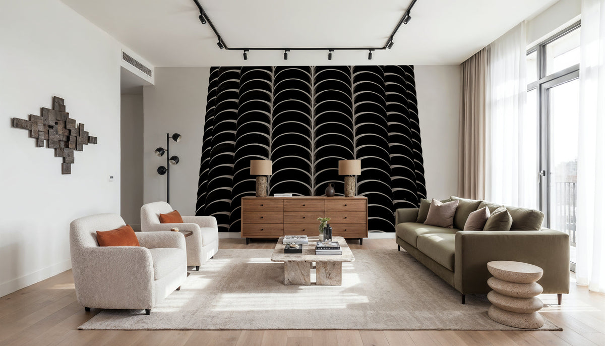 Chicago Skyline Marina City I Mural Wallpaper - room preview 06