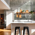 Mountainscape Silver Mural Wallpaper - room preview 06