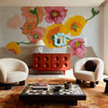 Sorbet Flowers Mural Wallpaper - room preview 06