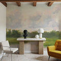 Pastel Clouds Over the Water Mural Wallpaper - room preview 06