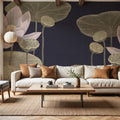 Lotus Bloom Mural Wallpaper - room preview 06