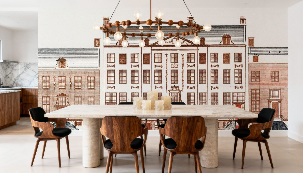 Amsterdam Canal Houses III Mural Wallpaper - room preview 06