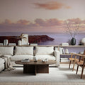 Misty Harbor Sunset Mural Wallpaper - room preview 06