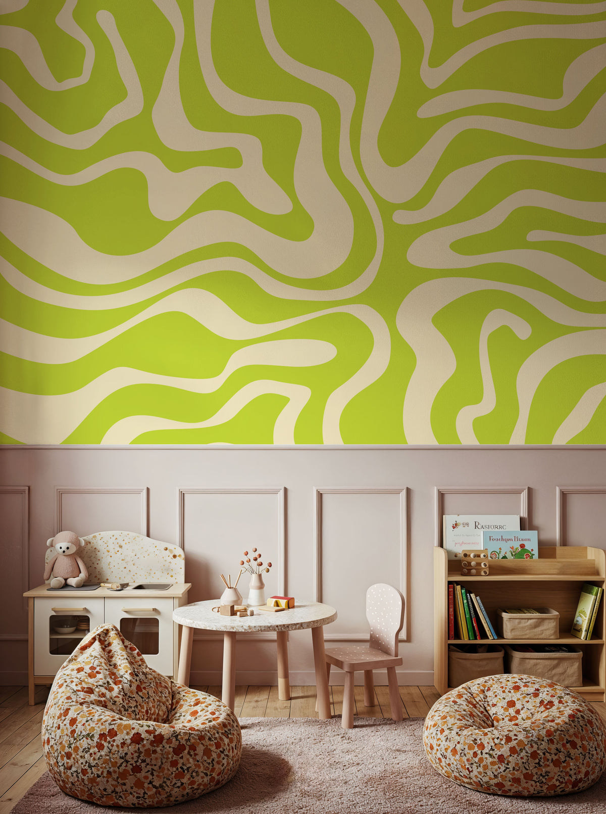 Octopus Effect Mural Wallpaper - room preview 06