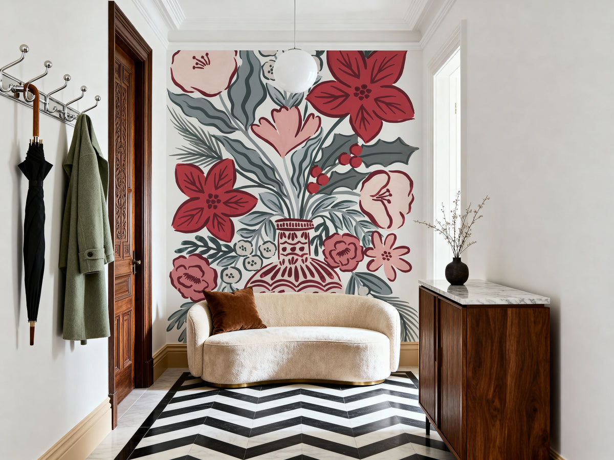 Christmas Reverie VIII Mural Wallpaper - room preview 06