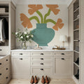Flower Pot I Mural Wallpaper - room preview 06