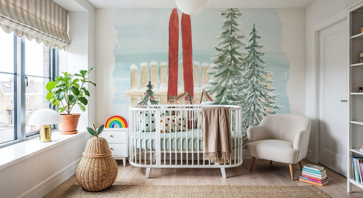 Winter Stroll IV Mural Wallpaper - room preview 06