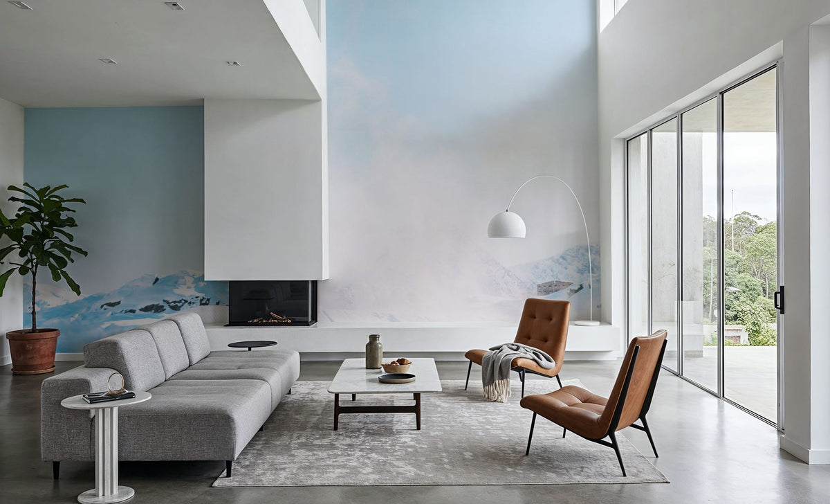 Snow Day I Mural Wallpaper - room preview 06