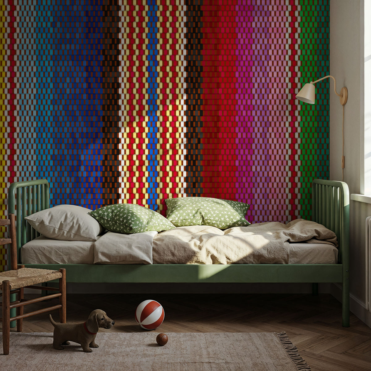 Cinco De Mayo Pattern Mural Wallpaper - room preview 06