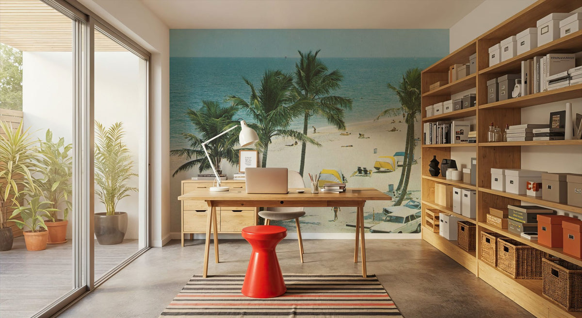 Greetings From Palm Beach Chill Mural Wallpaper - room preview 06