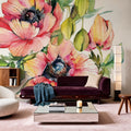 Floral Fantasy Mural Wallpaper - room preview 06