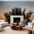 Sunset Palms II Mural Wallpaper - room preview 06