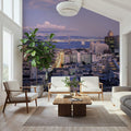 Highrise Twilight Metropolis Mural Wallpaper - room preview 06