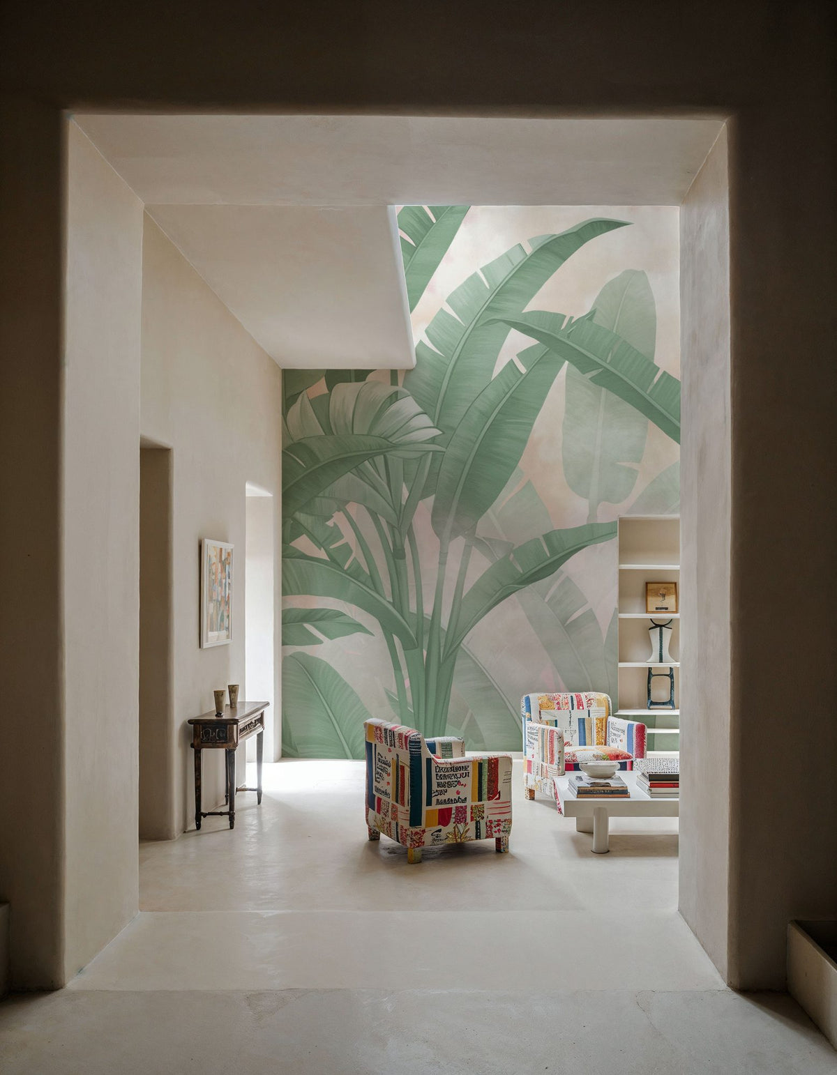 Banana Palms, Sunset Mural Wallpaper - room preview 06